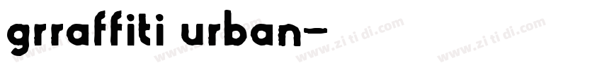 grraffiti urban字体转换